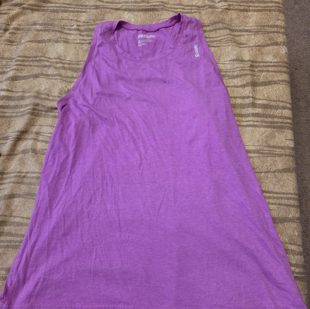 Reebok Ladies Purple Performance Tank Top